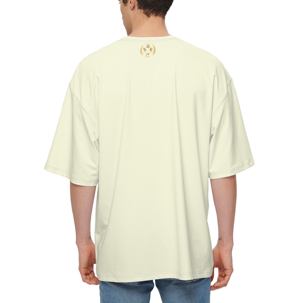 Dominus King of Glory Tee – Oversized Faith Crest Shirt 225g