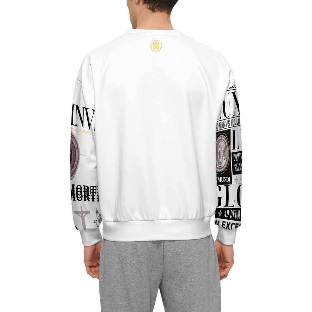 Dominus Christ crucifix icon Sweatshirt -Super Heavy 375g