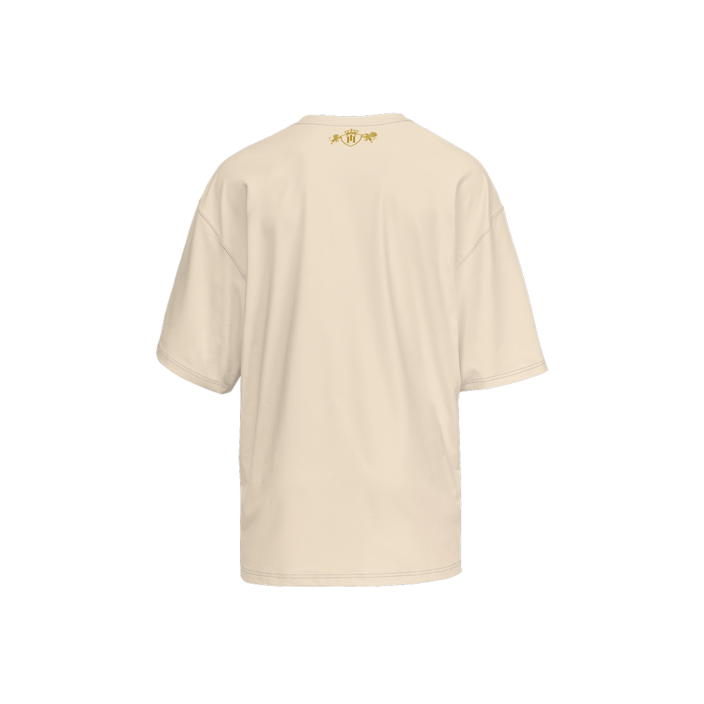 Men’s LEKO Crest T-Shirt – Oversized Royal Heritage Tee 225g