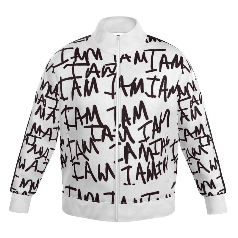 Bold I AM Men’s Tracksuit Jacket – Stand Out in Style